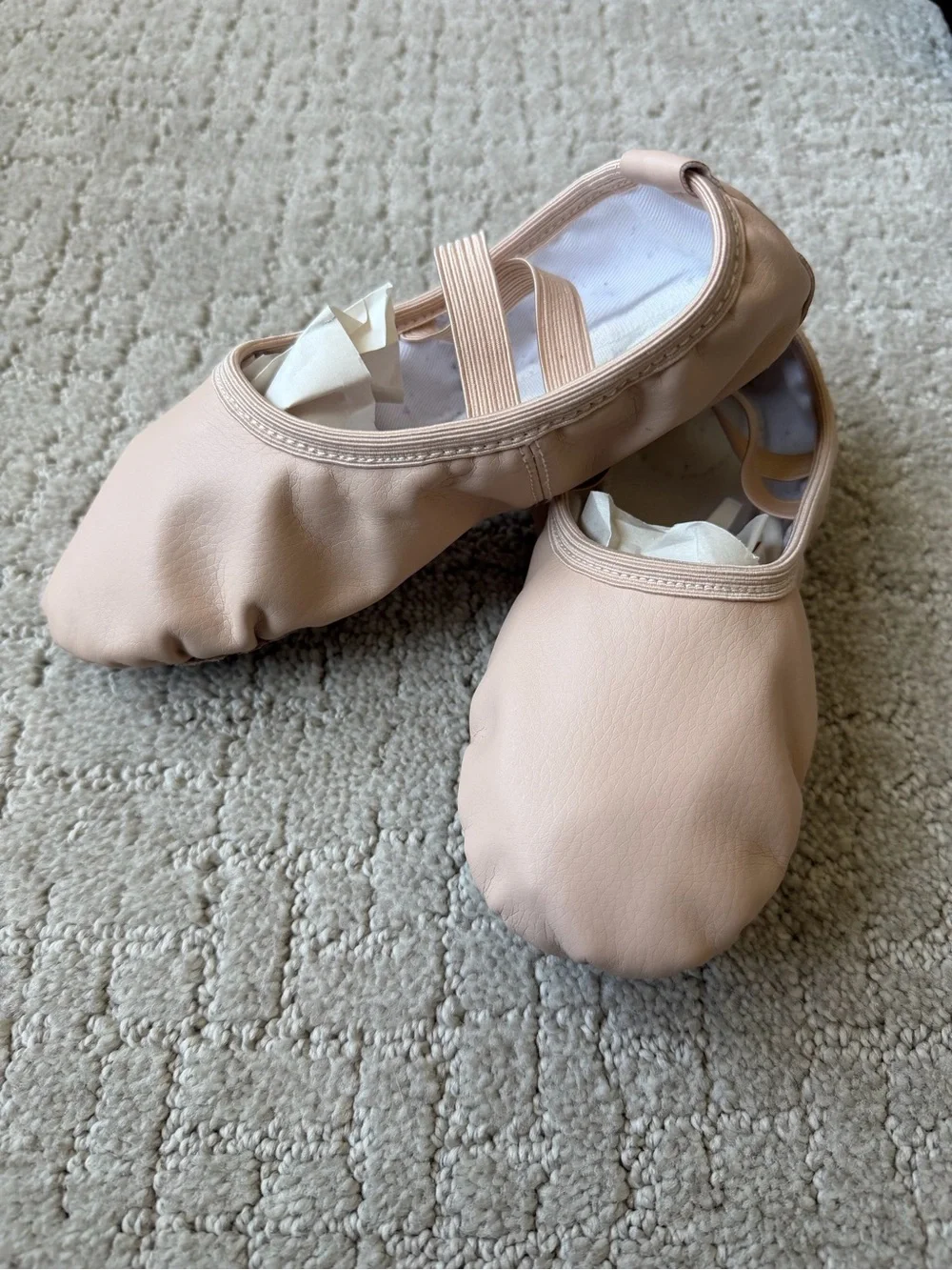 Ballet Sippers Shoes in Nude Pink Size 1